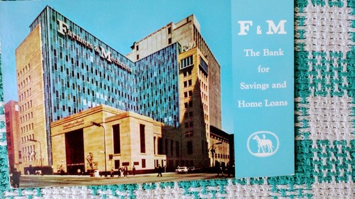 VINTAGE POST CARD F&M THE BANK FOR SAVINGS & LOANS MINNEAPOLIS MN - Picture 12 of 12