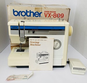 Brother VX809 Sewing Machine VX-809 Original Box and Manual | eBay
