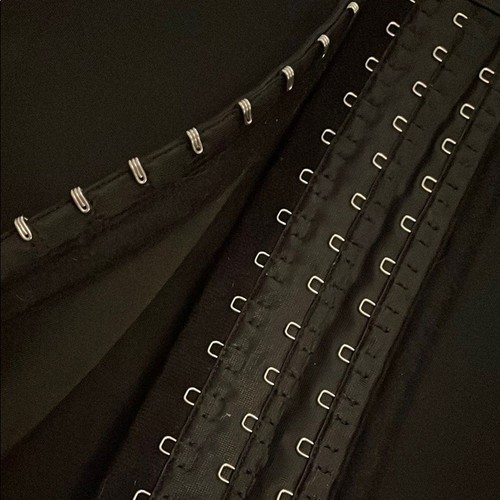 Corsetto nero da ginnastica in vita taglia adulto extra large senza marchio - Foto 6 di 7