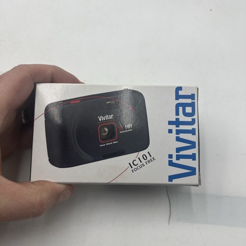 VIVITAR IC101 35mm POINT & SHOOT BLACK FILM CAMERA - NEW IN BOX - Picture 5 of 11