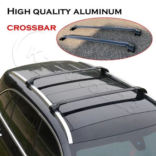 Crossbar Roof Racks Fits for KIA Seltos 20212024 2PCS Black Aluminum