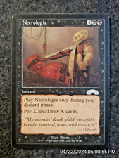 Necrologia Exodus Black Uncommon MAGIC THE GATHERING CARD (DS3D1F5)
