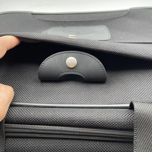 NEW Samsonite Laptop Briefcase Blk soft with compartments outer and inner- H - Picture 3 of 8
