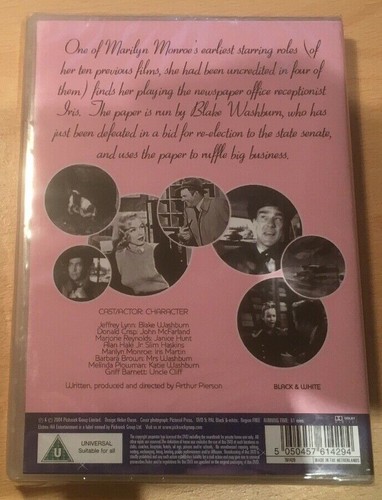Marilyn Monroe "Home Town Story" (1951) NEW & SEALED DVD *PAL Region Free* - Picture 2 of 2