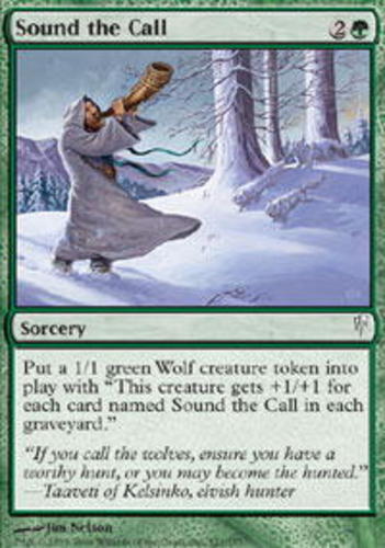 Sound the Call - Foil NM, English MTG Coldsnap - Picture 1 of 1
