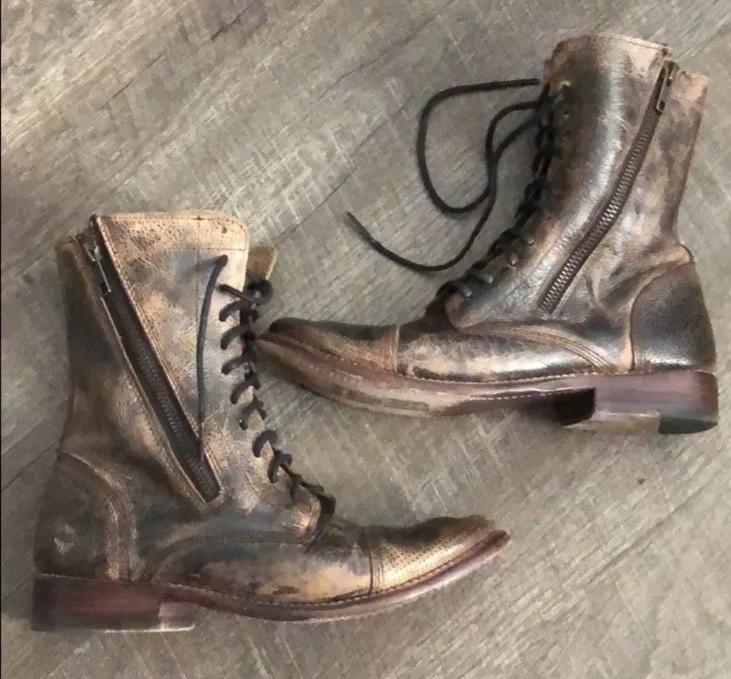 Bed Bed Bed Stu Distressed Combat Boots Sz 6 981559 Bed Bed Bed Stu Distressed Combat Boots Sz 6 981559