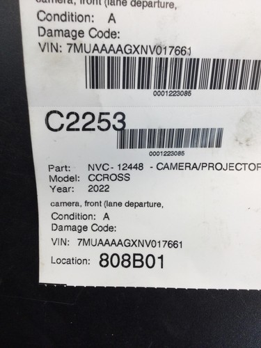 22 23 24 TOYOTA COROLLA CROSS Camera/projector 8646C-0A010 Front OEM - Picture 5 of 5