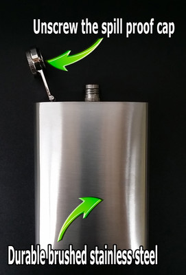 8oz Treble Clef Note Stainless Steel Flask 8oz Treble Clef Note Stainless Steel Flask