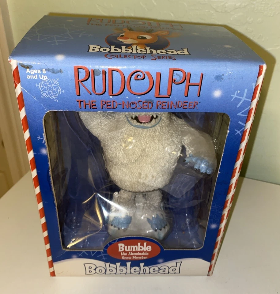 2002 ToySite BD&A Bobblehead Rudolph the Red Nosed Reindeer BUMBLE Snow Monster - Image 2 of 4