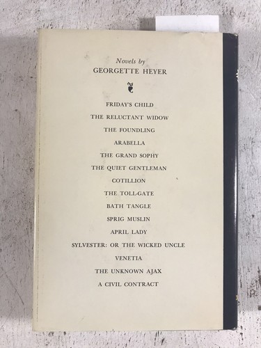 The Foundling by Georgette Heyer Hardcover w/ Dust Jacket Romance NICE - Imagen 3 de 7