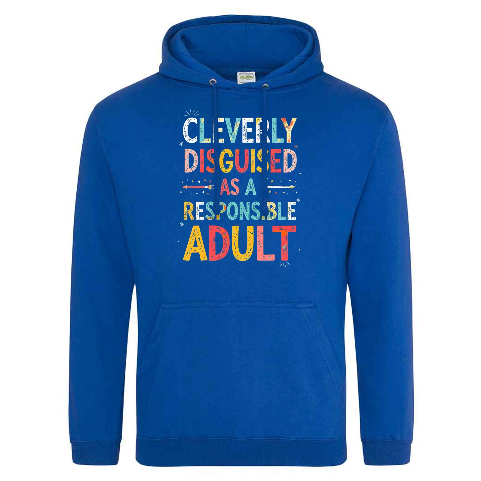 VETEMENTS Felpa con Cappuccio Responsabile Adulto Divertente Abilmente Travestita da Responsabile Adulto Desi...