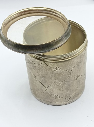 93 Grams Old Collection Antique Vintage Storage Container Silver