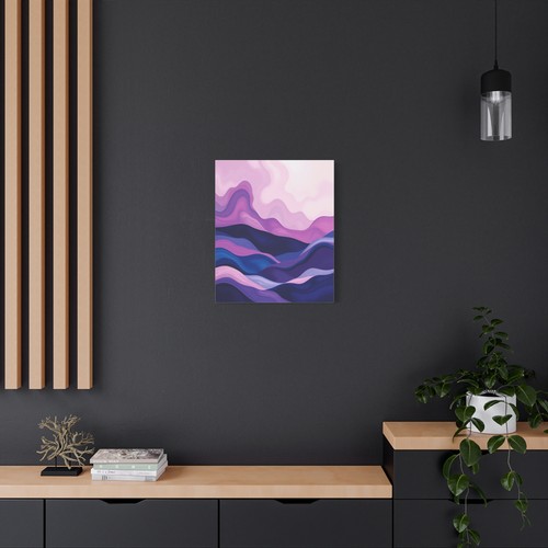 Abstract Minimalist landscape rolling hills print Matte Canvas, Stretched, 1.25" - Picture 13 of 25