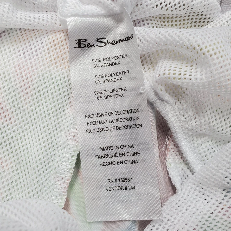 NOVO Bermuda de Natação Masculina Ben Sherman Bandeira da Inglaterra AOP Colorida - Imagem 3 de 4