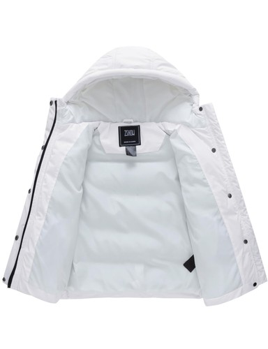 ZSHOW Girls Hooded Puffer Jacket Lightweight Winter Coat Padded Outerwear Jacket - Picture 34 of 38