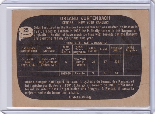 1966-67 Topps Hockey Singles - SET BREAK - Combined Shipping - YOU PICK - Picture 44 of 210