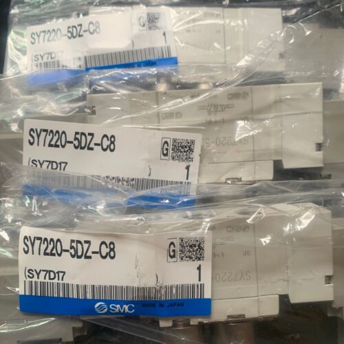 1PCS NEW SMC SY7120/SY7220-5DZ-C8-C10 SY7320/SY7420-5G-02 5GD solenoid valve - Picture 3 of 3