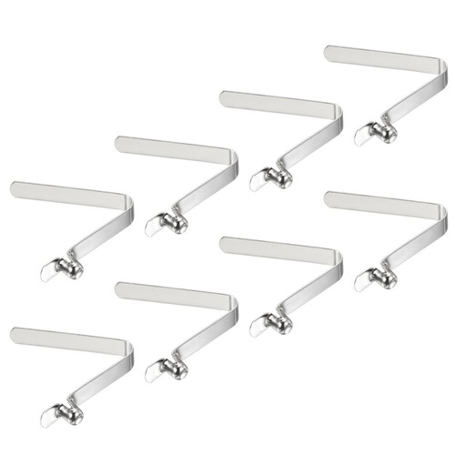 PATIKIL 7x6mm Kayak Pale Boutons-pression, 5 Paquet Pôle Bouton Poussoir Ressort Clips Acier Creux Bouton Blocage Tube Unique Broche pour Camping Auvent Pôle Tende