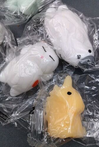8 Pc Cute Animal Squishies Kawaii Mochi Squeeze Stretch Stress Squishy Toy Gifts - Picture 3 of 4