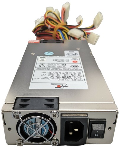 eMacs P1G-6250P Switching 250 Watt FPC Power Supply for Server, Workstation, IPC - Picture 2 of 5
