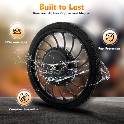 20 inch Hub Motor Ebike Front Wheel Electric Bicycle Motor Conversion Kit 48 V - Picture 14 of 14