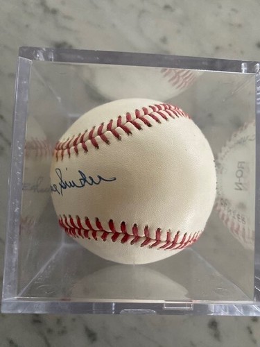 Duke Snider Autographed Signed Rawlings Official NL Baseball HOF w/case.! - Picture 5 of 6