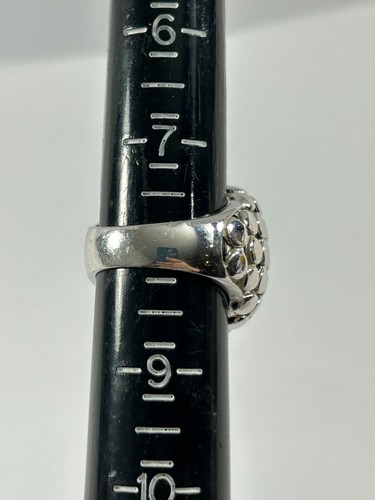 Park Lane Womens Dome Fashion Ring Size 8 Silver Tone Circles - Picture 7 of 7