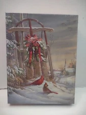 New SPRINGBOK Puzzle WINTER RED BIRDS CARDINALS CHRISTMAS 500 PIECES NIP Sealed