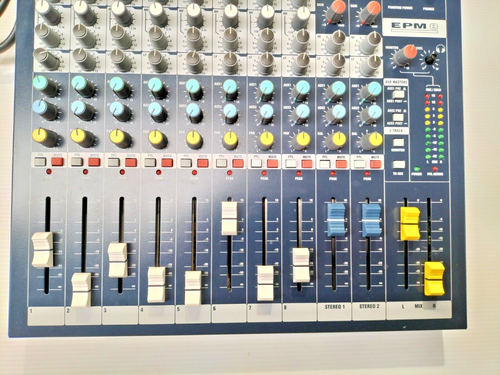 Soundcraft EPM 8 Mixer Soundcraft (Harman) Electronics England EPM8 Mixer -works - Picture 4 of 12