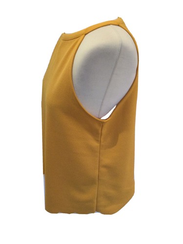 Damas Nuevo Look Dorado Dorado Hanky Dom Chaleco Estilo Prenda para el torso Formal Sin mangas T5262 - Imagen 2 de 5