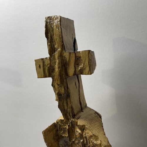 Handcrafted Driftwood Cross Clock Working Clock Deft Wood Clock Unique Cross - Picture 6 of 24