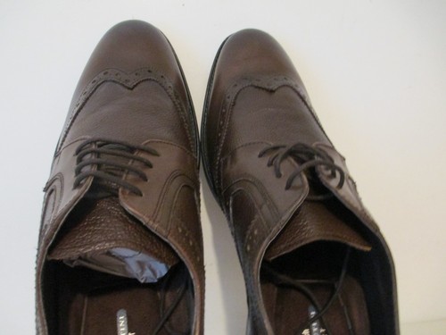 Giorgio Brutini Mens Anders Leather Wingtip Tuxedo Oxfords Black Brown Size 15 M - Picture 7 of 8