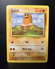 Pokémon TCG - DIGLETT - 47/102 - Unlimited - WOTC - Base Set (1999) - NM