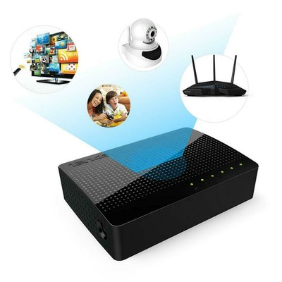 Tenda SG105 Network Gigabit Switch 5 Port 10//100//1000Mbps Fast Ethernet Lan Hub