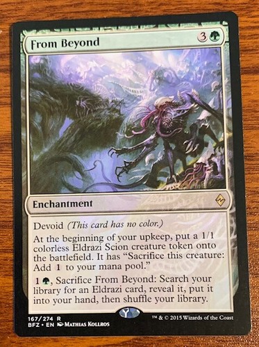 2015 Mtg Magic the Gathering Battle for Zendikar From Beyond #167/274 - Picture 1 of 2