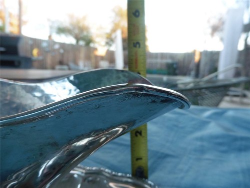 Vintage/Antique Industria Peruana Kohler 900 Sterling Hammered Sauce Gravy Boat - 第 12/12 張圖片