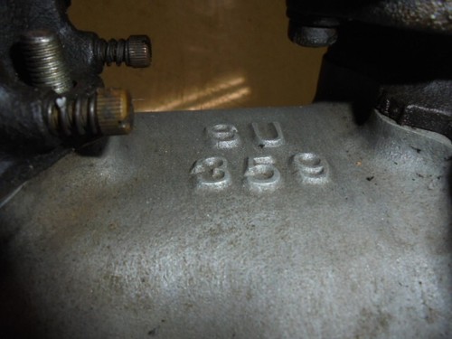 Ford Cabeza Plana Aluminio "Edelbrock SU 359" 3 Carburadores Admisión con Ford Carbohidratos De Colección - Imagen 10 de 10