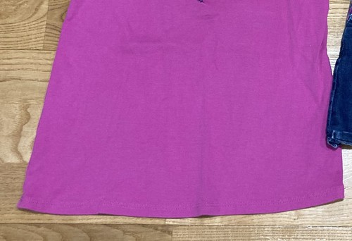 Girl's Gymboree & Gap Outfit Size 7 - Peacock Tank w/Printed Jean Skirt EUC - Picture 4 of 7