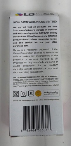 LD 6451B001 CLI251XLY CLI251 Magenta Ink Cartridge for Canon Printer expired - Picture 3 of 5