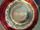 2 Cranberry Red Cut to Clear Candy Dishes brilliant Cut One Pour Lipped dish — photo 10
