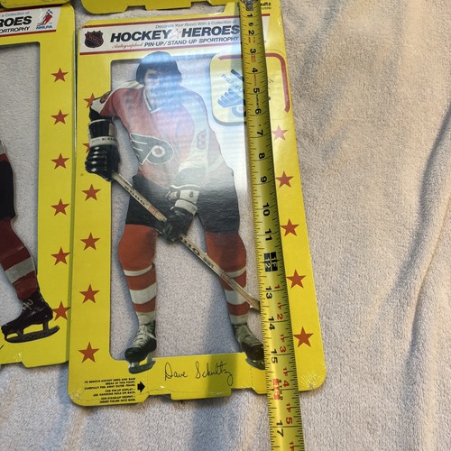 PHILADELPHIA FLYERS STANDUPS 1975 CARTON CRAFT Bobby Clark Bernie Parent New - Picture 8 of 9