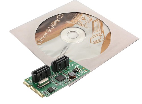 2 Port Mini PCIe to SATA III Controller Card AsMedia ASM1061 Chipset - Picture 8 of 8