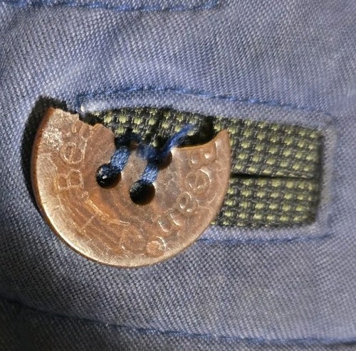 Cappotto LL Bean Chore fodera rimovibile blu flanella tampone rimovibile ALTO XL VINTAGE - Foto 14 di 15