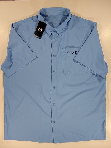 NEW Men's Under Armour UA Drift Tide 2.0 Shirt 3XL Fishing Performance Stretch  - Picture 1 of 15