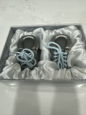 First Tooth  Curl Pewter Baby Boot Gift Set  Baby Shower, Christening, Bapt