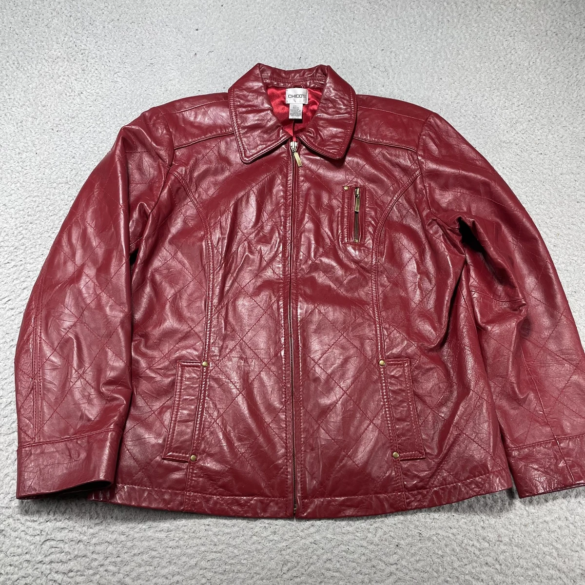 red leather jacket products for sale | eBay