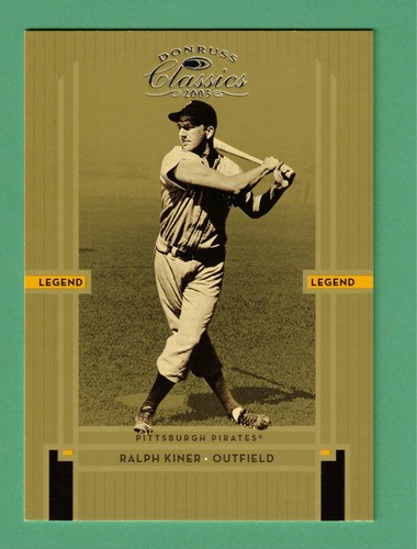 2005 DONRUSS CLASSICS BASEBALL #'ED INSERT PARALLEL - PICK YOUR CARD - Picture 8 of 109