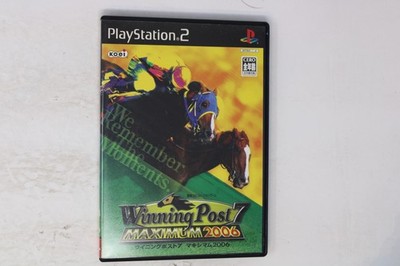 Winning Post 7 Maximum 2006 PlayStation 2 JP (Region Locked) JPN