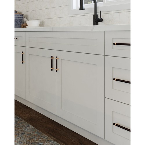 Design House 543157 White Brookings 30"W X 36"H Double Door Kitchen Cabinet - Picture 8 of 12