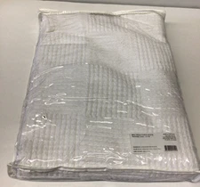 The Company Store Large Basketweave Blanket-WHITE-50 X 70 in.